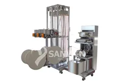 Máquina automática de alta velocidade para fabricação de canudos de papel para bebidas