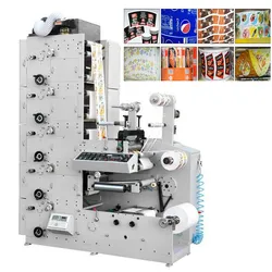 Máquina de Impressão Flexográfica em Pilha Vertical Impressora de Etiquetas Adesivas em Rolo à Venda