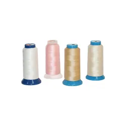 Fio de poliéster para costura de roupas, máquina de costura com torção estável