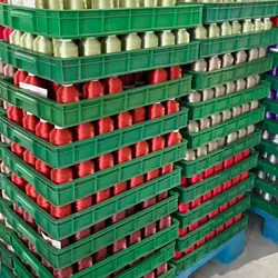 5000m Maßgeschneiderter Polyester-Stickfaden mit Federkern, mehrere Farbausführungen
