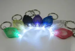 Piccola luce LED portachiavi, anello portachiavi, torcia micro, luce di emergenza