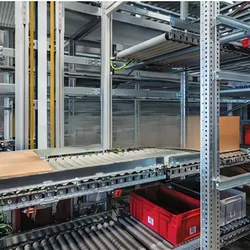 Sistema de Armazenagem e Recuperação Automatizado de Alta Qualidade, Sistema de Estantes com Transporte Automatizado, Armazém Logístico