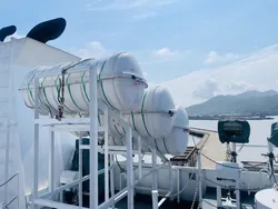 Davit đã ra mắt quy định Solas về bè phao tự cân bằng