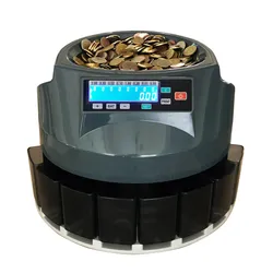 Contadora de Moedas com Display LCD, Máquina de Contagem de Moedas, Máquina Separadora Automática de Moedas