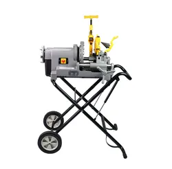 Máquina de corte compacta de alta eficiência de 2 polegadas 300 para rosca