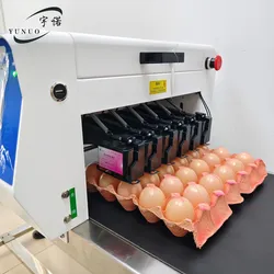 Máy in đánh dấu trứng để bàn, hệ thống máy in trứng tự động sử dụng mực cấp thực phẩm để in ngày tháng, mã vạch và mã QR
