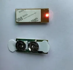 LED Flitser Enkele LED Lichten Knopcel Voeding Enkele Batterij Knop LED