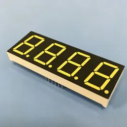 순수한 녹색 0.8 인치 4 디지털 세그먼트 LED 디스플레이 습도 조절용