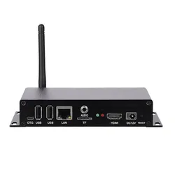 HD-Werbung Streaming-Medien-Player Android Netzwerk Split-Screen Fernbedienung Anzeige Multimedia-Informationsveröffentlichungsbox