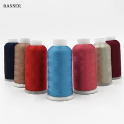 Polyester-Rayon-Stickerei-Gewinde des Polyester-Heizfaden-Stickerei-Gewinde-120d/2