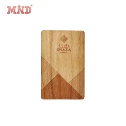 100% Tag de Chave de Madeira NFC Personalizada e Reciclável para Diferentes Sistemas de Chave de Hotel