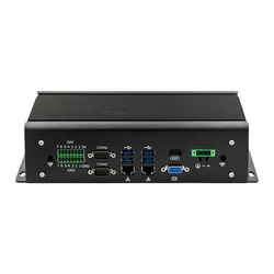 Lüfterloser eingebetteter Industriecomputer Mini-PC 2LAN 6COM 6USB