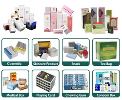 Kosmetikbox Überwickelung Geschenkbox Verpackungsmaschine Parfümbox Zellophan Verpackungsmaschine
