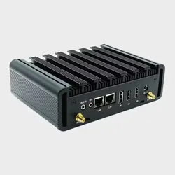 คอมพิวเตอร์เดสก์ท็อปขนาดกะทัดรัดแบบไม่มีพัดลมที่มี 2 DDR4 ช่อง RAM