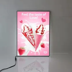 Hochhelligkeits-Werbeleuchtkasten LED-Fotosrahmen LED-Lichtrahmen