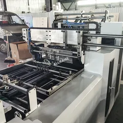 Vollautomatische Kartonpapierbox Taschentuchbox Kunststofffolienfenster Klebe- und Patchmaschine