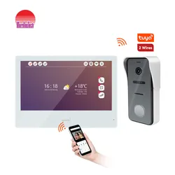 Pannello di chiamata intercomunicante a superficie con monitor a colori, supporto per diverse lingue