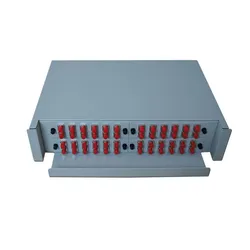 48-Port-Faseroptik-Patchpanel zur Rackmontage mit ausziehbarer Schublade