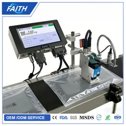 Faith Online-Tintenstrahldrucker für Kartonpapierbox-Etiketten, Barcodes, QR-Codes und den variablen Datendruck