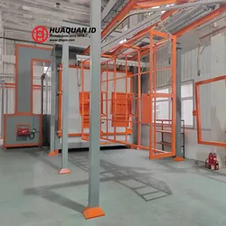 Automatische Pulverbeschichtungsproduktionslinie Pulverbeschichtungsanlagenausrüstung