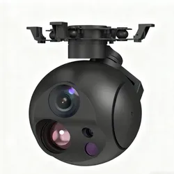 Gimbal a tre assi avanzato con sistema di illuminazione triplo