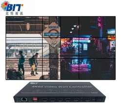 Bitvisus 4K Pip-Rotation RS232 Nahtloser Multi-Screen-Videowandprozessor