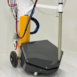 Hochübertragungsrate elektrostatische Pulverbeschichtungsmaschine mit digital einstellbaren Parametern