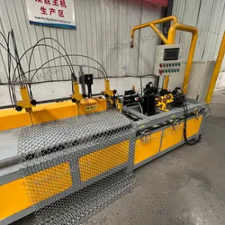 Boming Drahtgitterzaun Herstellungsmaschine Automatische Kettengliedzaun Maschine