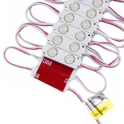 2 LED 모듈 12V DC 0.72W 문자 간판 광고용 LED 모듈 조명, 테이프 접착 뒷면 포함