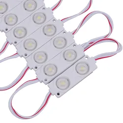 2 LED 모듈 12V DC 0.72W 문자 간판 광고용 LED 모듈 조명, 테이프 접착 뒷면 포함