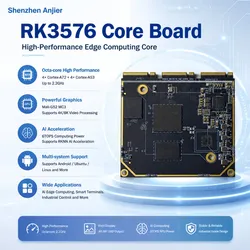 Rk3576 Bo mạch lõi máy tính nhúng cho thiết bị thông minh nhỏ gọn
