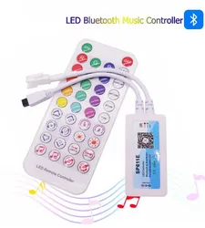 LED-Controller Sp611e Bluetooth adressierbarer LED-Streifen IR38 Schlüssel Smart Musik-Synchronisations-Controller