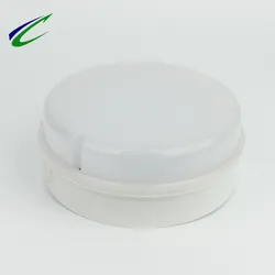 ضوء سقف دائري بتقنية LED ثلاثي الألوان مع إضاءة طوارئ وحساس، ضوء سقف حديث، إضاءة LED