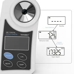 Labor mit tragbarem digitalen Brix-Refraktometer