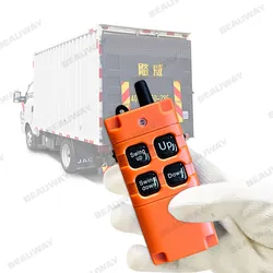 Kit di Controllo Remoto Wireless Beauway 4-Key Ramp Rampante Idraulico Operazione Stabile e Sicura