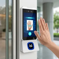 5 Zoll Zugangskontrolle Handvenenerkennung Modul Touchscreen Android NFC RFID Leser Zugang Anwesenheit Biometrischer Scanner Wandmontage Zugangskontrolle