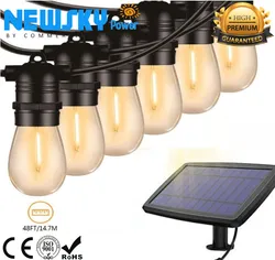 Dekorative Licht S14 Glühbirne LED Solar Lichterkette