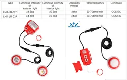 Luce LED per zattera di salvataggio marino Solas CCS Med avvio automatico 5-Year Accessorio di soccorso per zattera da svago valida
