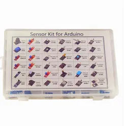 Kit di sensori in offerta da 37 in 1, modulo sensore compatibile con schede Arduino Uno e Mega 2560