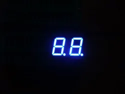 우주 기기를 위한 맞춤형 0.4" 디지털 블루 7 세그먼트 LED 디스플레이
