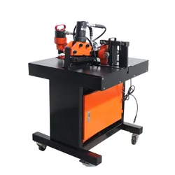 3in1 Busbar-Bearbeitungsmaschine Multifunktionale Kupferstangenmaschine Flachvertikale Biegemaschine
