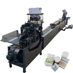 Vollautomatische Baumwollstäbchen-Herstellungs- und Verpackungsmaschine Stäbchen-Produktionslinie