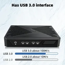 Hystou Rtx 3050 Oyun Intel Core I7 Ofis Küçük İşletme Mini Bilgisayar