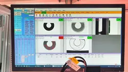 CCD-Inspektionsmaschine, automatische optische Sortiermaschine für Rost und flache Unterlegscheiben