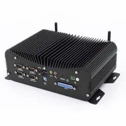 Hystou Fabrik Eingebetteter Lüfterloser Computer Kern I7 Industrie Steuerung Mini PC