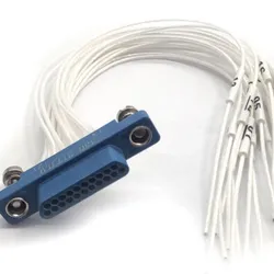 Conector Elétrico Multi Retangular Resistente a Vibrações para Aplicações de Defesa 9-Pin