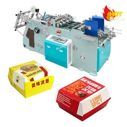 Máquina automática de fabricação de caixas de papel descartáveis para almoço a preço de fábrica