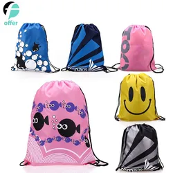 Schnürzug Rucksack Wasserabweisend Schnur Tasche Sport Rucksack Fitness Sack