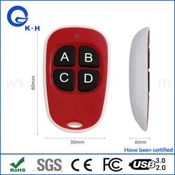 433MHz 1527 Apprendimento Codice Chiave Duplicatore Garage Cancello Copia Telecomando Apritore