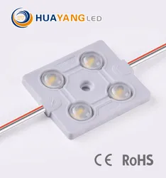 DC12V 2watt 2835 4LED Modul Putih / Putih Hangat / Merah / Kuning Modul LED dengan 170degree Modul Lensa